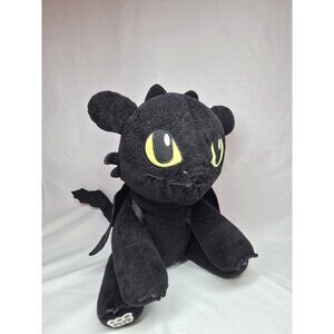 Build-A-Bear Toothless Dragon Plush Black Stuffed Animal 2021 Dragons